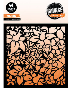 Studio Light Grunge Floral Background 6x6 Inch Masking Stencil (SL-GR-MASK182)* Studio Light Grunge Floral Background 6x6 Inch Masking Stencil (SL-GR-MASK182)*