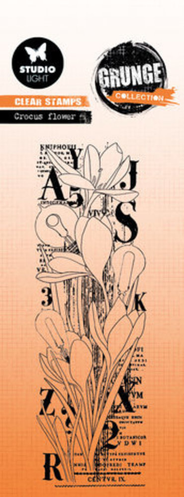 Studio Light Grunge Clear Stamps Crocus Flower (SL-GR-STAMP392) Studio Light Grunge Clear Stamps Crocus Flower (SL-GR-STAMP392)