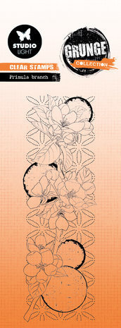 Studio Light Grunge Clear Stamps Primula Branch (SL-GR-STAMP393)