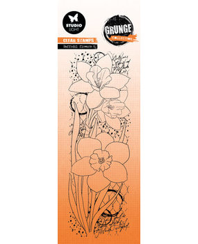 Studio Light Grunge Clear Stamps Daffodil Flowers (SL-GR-STAMP396)* Studio Light Grunge Clear Stamps Daffodil Flowers (SL-GR-STAMP396)*
