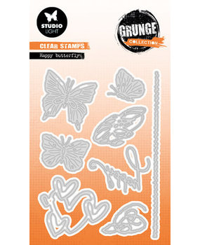 Studio Light Grunge Snijmal Happy Butterfly (SL-GR-CD502)