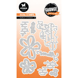 Studio Light Grunge Snijmal Numbers & Flowers (SL-GR-CD503)