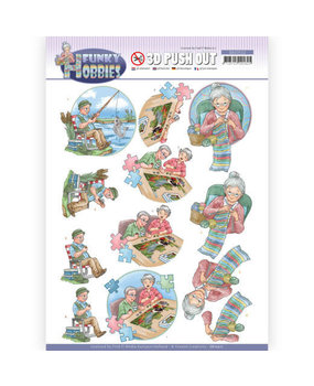 Yvonne Creations 3D Push Out Funky Hobbies Knitting (SB10512)