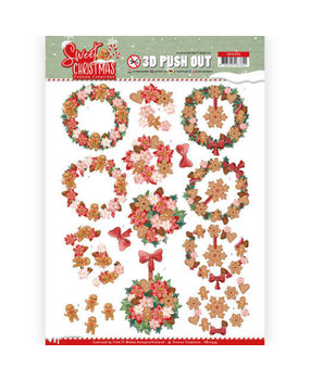 Yvonne Creations 3D Push Out Sweet Christmas Sweet Wreaths (SB10395) Yvonne Creations 3D Push Out Sweet Christmas Sweet Wreaths (SB10395)