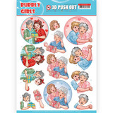 Yvonne Creations 3D Push Out Bubbly Girls Mothers Day (SB10345)
