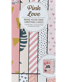 Craft Universe Pink Love Slimline Paper Pad (3010421)