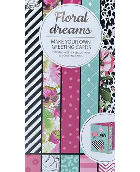 Craft Universe Floral Dreams Slimline Paper Pad (3010421)