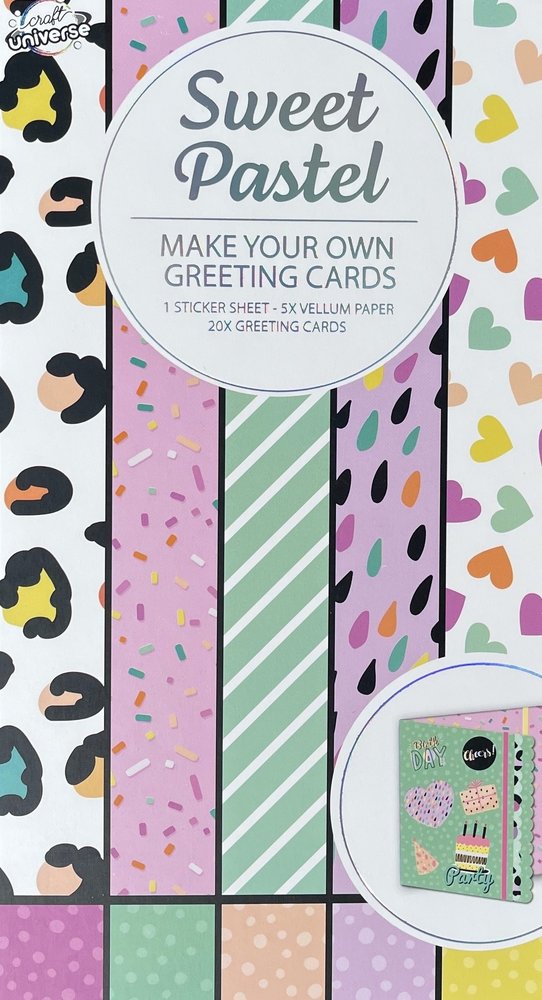 Craft Universe Sweet Pastel Slimline Paper Pad (3010421)