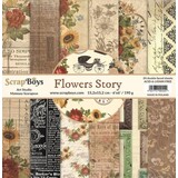 ScrapBoys Flowers Story 6x6 Inch Paper Pad (FLST-09)