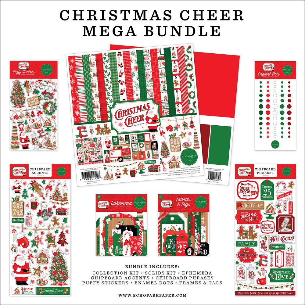 Carta Bella Christmas Cheer Mega Bundle (CBCHR141050) Carta Bella Christmas Cheer Mega Bundle (CBCHR141050)
