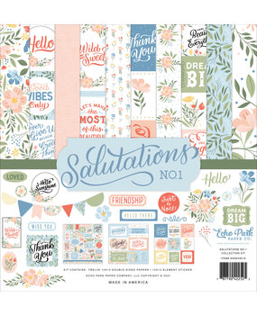 Echo Park Salutations No.1 12x12 Inch Collection Kit (SAN244016) Echo Park Salutations No.1 12x12 Inch Collection Kit (SAN244016)