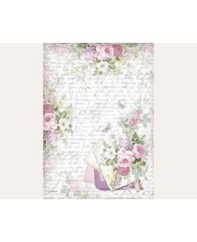 Stamperia Provence Bouquet Rice Paper A4 (DFSA4675)