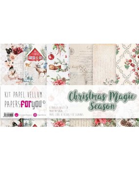 Papers For You Christmas Magic Season 12x12 Inch Vellum Pack (6pcs) (PFY-4400) Papers For You Christmas Magic Season 12x12 Inch Vellum Pack (6pcs) (PFY-4400)