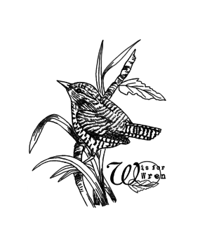 Crafty Individuals W is for Wren Unmounted Rubber Stamps (CI-604) Crafty Individuals W is for Wren Unmounted Rubber Stamps (CI-604)