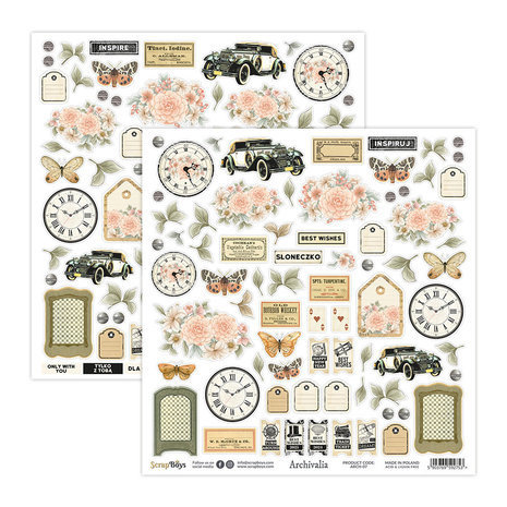 ScrapBoys Archivalia 8x8 Inch Paper Pad (ARCH-10) ScrapBoys Archivalia 8x8 Inch Paper Pad (ARCH-10)