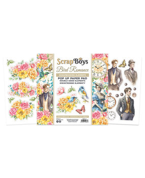 ScrapBoys Bird Romance 6x6 Inch Pop Up Paper Pad (BIRO-11) ScrapBoys Bird Romance 6x6 Inch Pop Up Paper Pad (BIRO-11)
