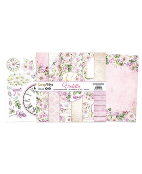 ScrapBoys Violetta 8x8 Inch Paper Pad (VIOL-10) ScrapBoys Violetta 8x8 Inch Paper Pad (VIOL-10)