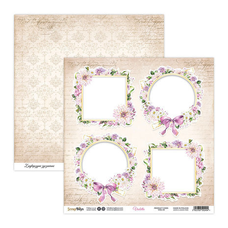 ScrapBoys Violetta 8x8 Inch Paper Pad (VIOL-10) ScrapBoys Violetta 8x8 Inch Paper Pad (VIOL-10)