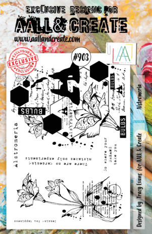 AALL and Create Clear Stamp Set A5 Alstromeria (AALL-TP-903) AALL and Create Clear Stamp Set A5 Alstromeria (AALL-TP-903)