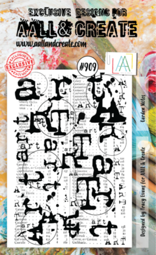 AALL and Create Clear Stamp Set A6 Garden Notes (AALL-TP-909) AALL and Create Clear Stamp Set A6 Garden Notes (AALL-TP-909)
