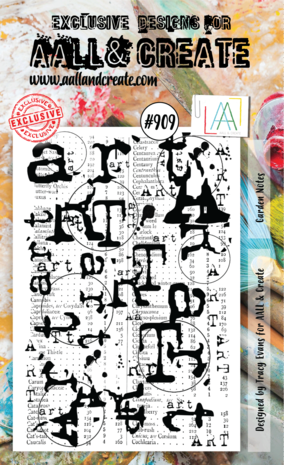 AALL and Create Clear Stamp Set A6 Garden Notes (AALL-TP-909) AALL and Create Clear Stamp Set A6 Garden Notes (AALL-TP-909)