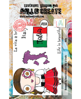 AALL and Create Clear Stamp Set A7 Italy (AALL-TP-884)*
