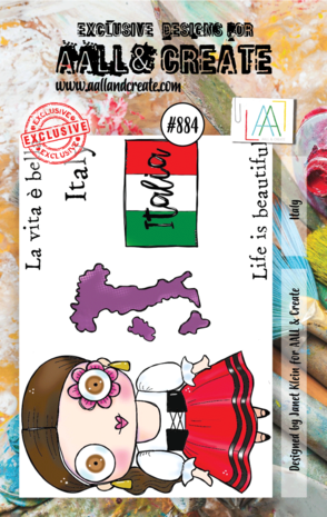 AALL and Create Clear Stamp Set A7 Italy (AALL-TP-884)