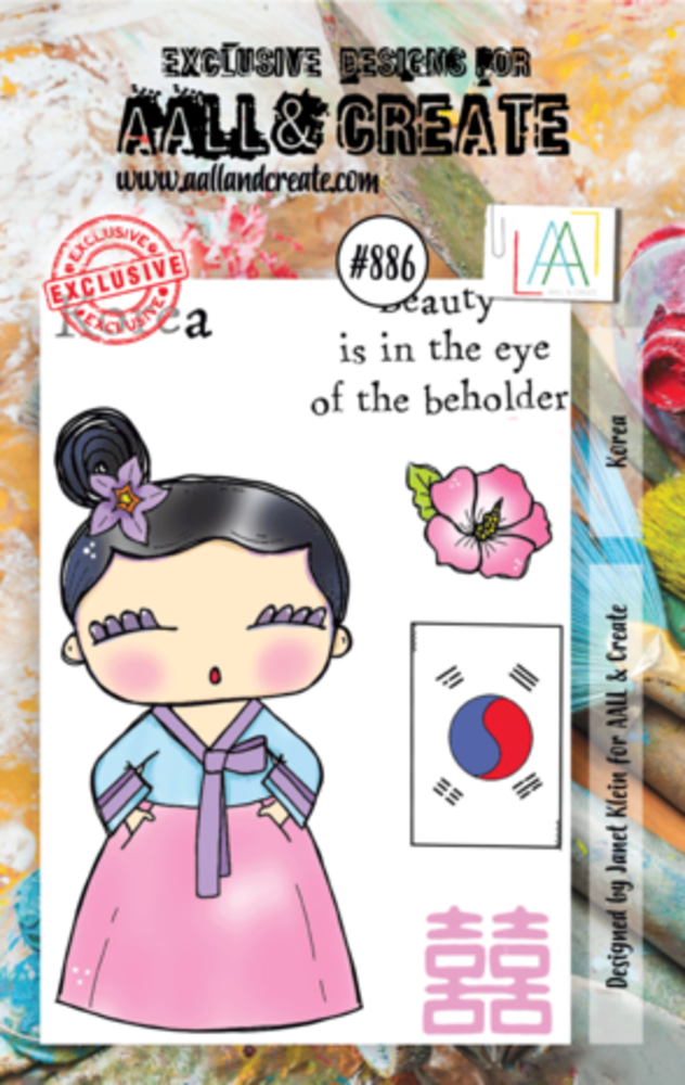 AALL and Create Clear Stamp Set A7 Korea (AALL-TP-886)