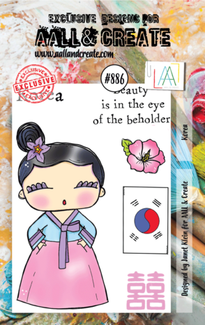 AALL and Create Clear Stamp Set A7 Korea (AALL-TP-886)