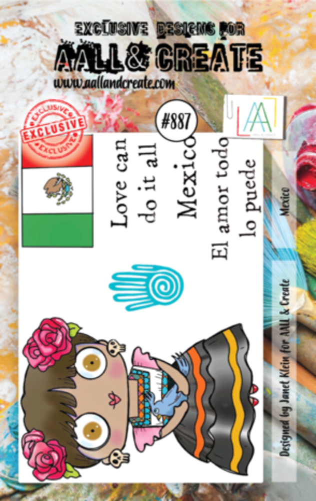 AALL and Create Clear Stamp Set A7 Mexico (AALL-TP-887) AALL and Create Clear Stamp Set A7 Mexico (AALL-TP-887)