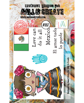 AALL and Create Clear Stamp Set A7 Mexico (AALL-TP-887) AALL and Create Clear Stamp Set A7 Mexico (AALL-TP-887)