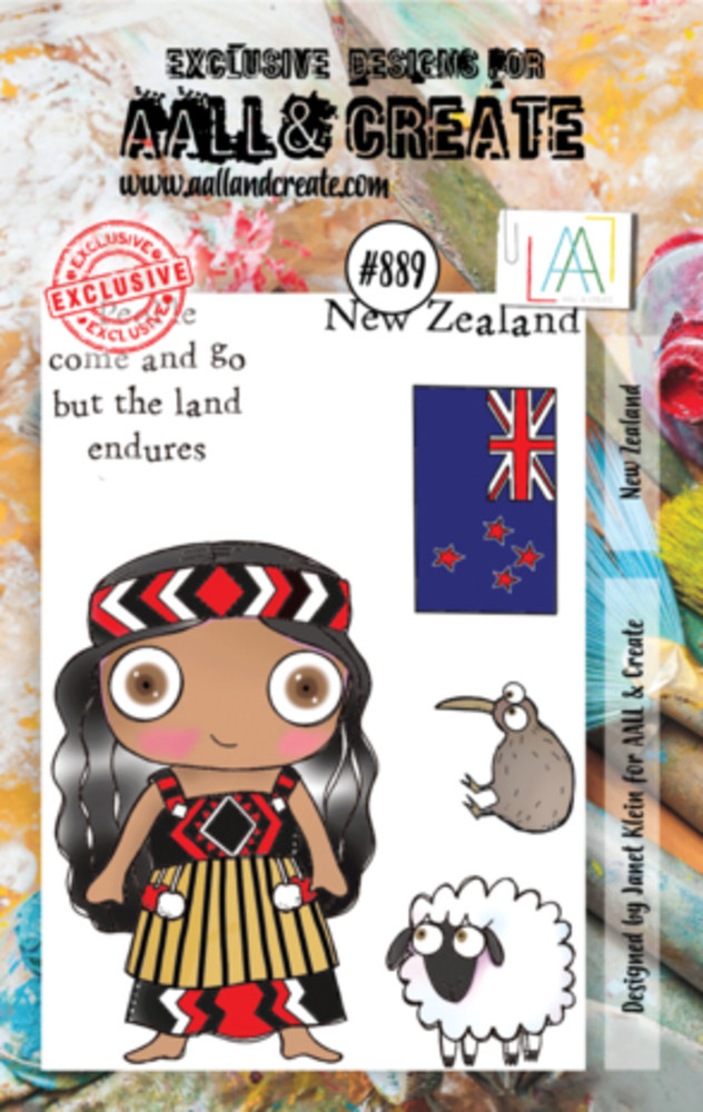 AALL and Create Clear Stamp Set A7 New Zealand (AALL-TP-889) AALL and Create Clear Stamp Set A7 New Zealand (AALL-TP-889)
