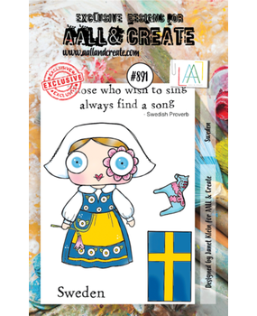AALL and Create Clear Stamp Set A7 Sweden (AALL-TP-891)