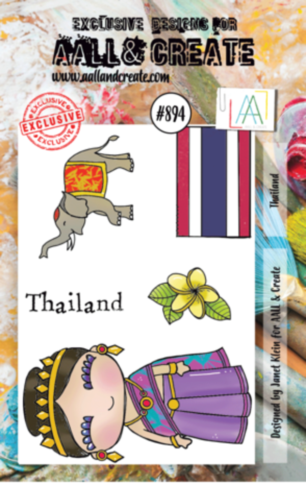 AALL and Create Clear Stamp Set A7 Thailand (AALL-TP-894)