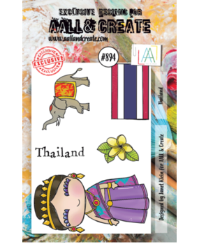 AALL and Create Clear Stamp Set A7 Thailand (AALL-TP-894)