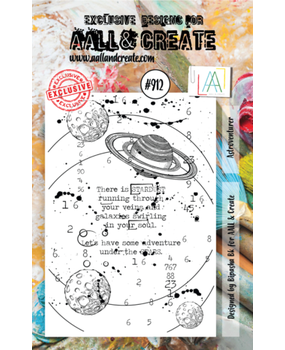 AALL and Create Clear Stamp Set A7 Astroventurer (AALL-TP-912)