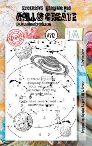 AALL and Create Clear Stamp Set A7 Astroventurer (AALL-TP-912) AALL and Create Clear Stamp Set A7 Astroventurer (AALL-TP-912)