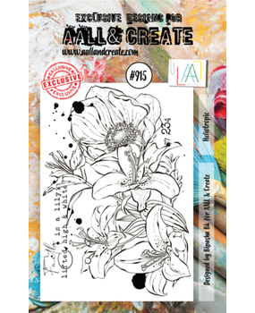AALL and Create Clear Stamp Set A7 Heliotropic (AALL-TP-915)