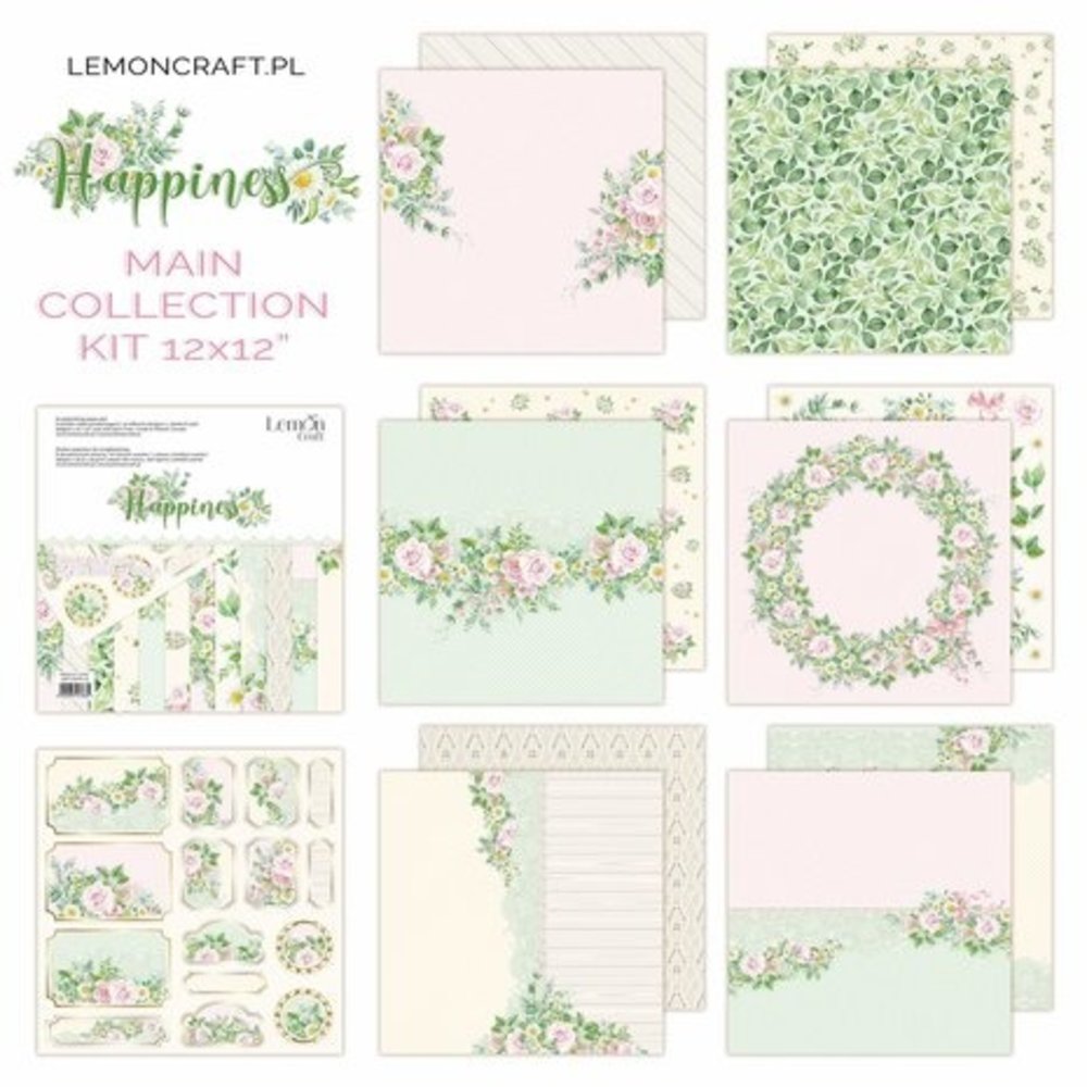 LemonCraft Happiness 12x12 Inch Paper Pad (LEM-HAPPI-01) LemonCraft Happiness 12x12 Inch Paper Pad (LEM-HAPPI-01)