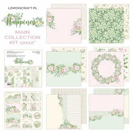 LemonCraft Happiness 12x12 Inch Paper Pad (LEM-HAPPI-01) LemonCraft Happiness 12x12 Inch Paper Pad (LEM-HAPPI-01)