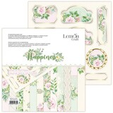 LemonCraft Happiness 8x8 Inch Paper Pad (LEM-HAPPI-02)