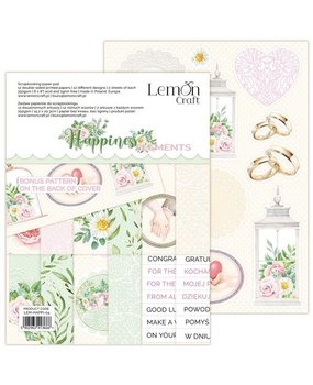 LemonCraft Happiness Elements 6x8 Inch Paper Pad (LEM-HAPPI-04) LemonCraft Happiness Elements 6x8 Inch Paper Pad (LEM-HAPPI-04)