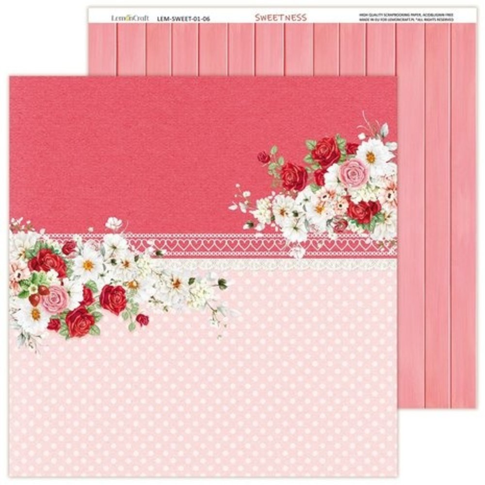 LemonCraft Sweetness 12x12 Inch Paper Pad (LEM-SWEET-01) LemonCraft Sweetness 12x12 Inch Paper Pad (LEM-SWEET-01)