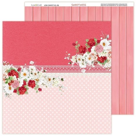 LemonCraft Sweetness 12x12 Inch Paper Pad (LEM-SWEET-01) LemonCraft Sweetness 12x12 Inch Paper Pad (LEM-SWEET-01)