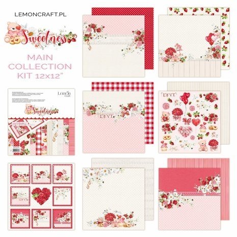 LemonCraft Sweetness 12x12 Inch Paper Pad (LEM-SWEET-01) LemonCraft Sweetness 12x12 Inch Paper Pad (LEM-SWEET-01)