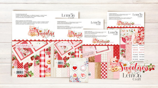 LemonCraft Sweetness 12x12 Inch Paper Pad (LEM-SWEET-01) LemonCraft Sweetness 12x12 Inch Paper Pad (LEM-SWEET-01)