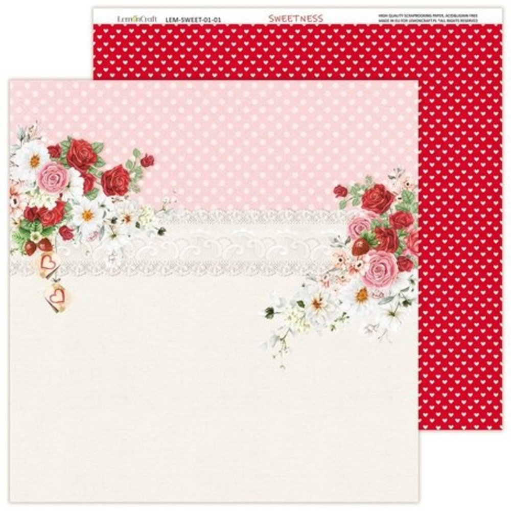 LemonCraft Sweetness 8x8 Inch Paper Pad (LEM-SWEET-02) LemonCraft Sweetness 8x8 Inch Paper Pad (LEM-SWEET-02)