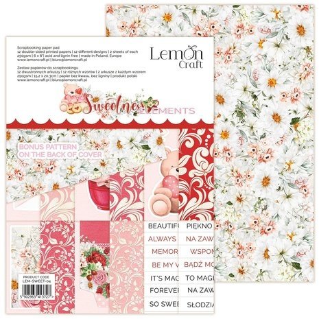 LemonCraft Sweetness Elements 6x8 Inch Paper Pad (LEM-SWEET-04)
