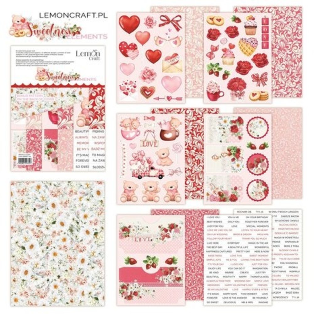 LemonCraft Sweetness Elements 6x8 Inch Paper Pad (LEM-SWEET-04)