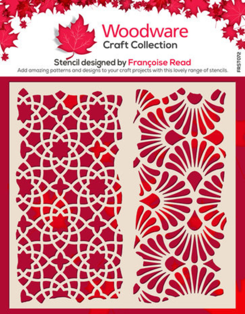 Woodware Arabesque Masking Stencil (FRST072) Woodware Arabesque Masking Stencil (FRST072)